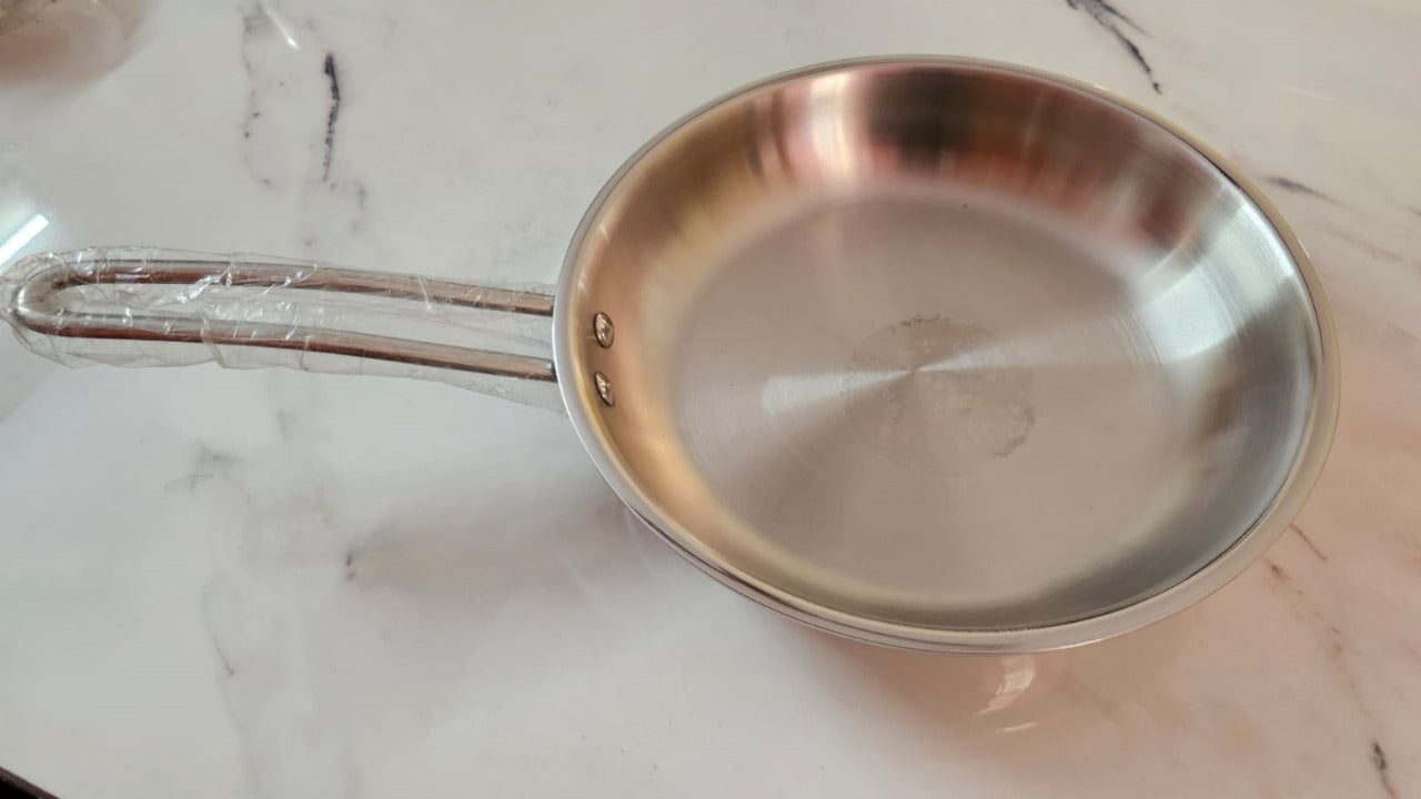 Tri-ply Steel Fry Pan