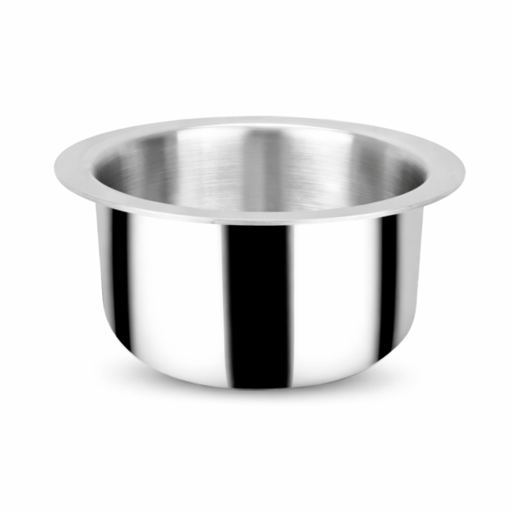Triply Stainless Steel Tope without lid - 18 cm